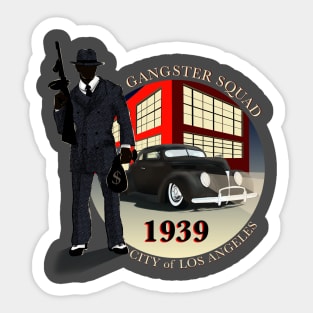 1939 City of Los Angeles Gangster Squad Lowrider Sticker